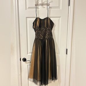 Lace back swan dress (formal)